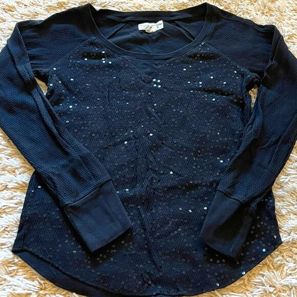 🔥 3/$40 Ralph Lauren Sparkly Sequined Top - Picture 1 of 3